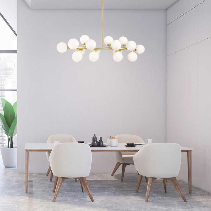 CWI Lighting Canada - 1020P36-16-602 - LED Chandelier - Arya - Satin Gold