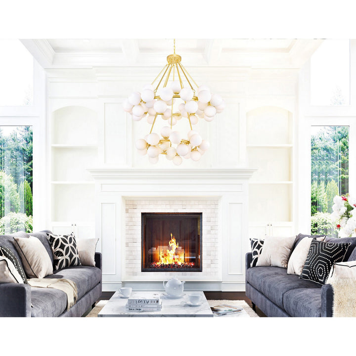 CWI Lighting Canada - 1020P39-70-602 - LED Chandelier - Arya - Satin Gold