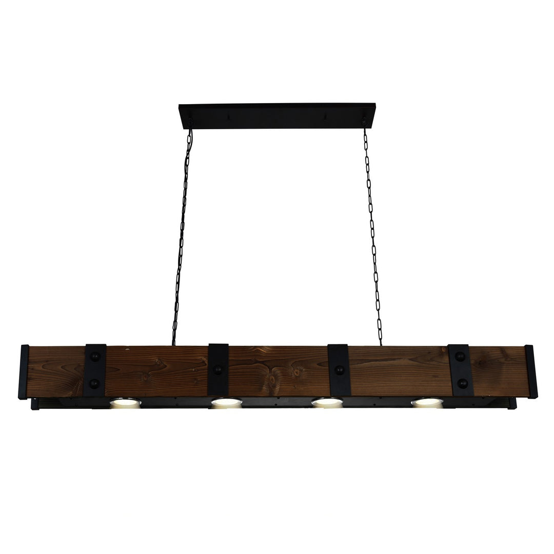 CWI Lighting Canada - 9748P59-4-101 - Four Light Island Chandelier - Pago - Black