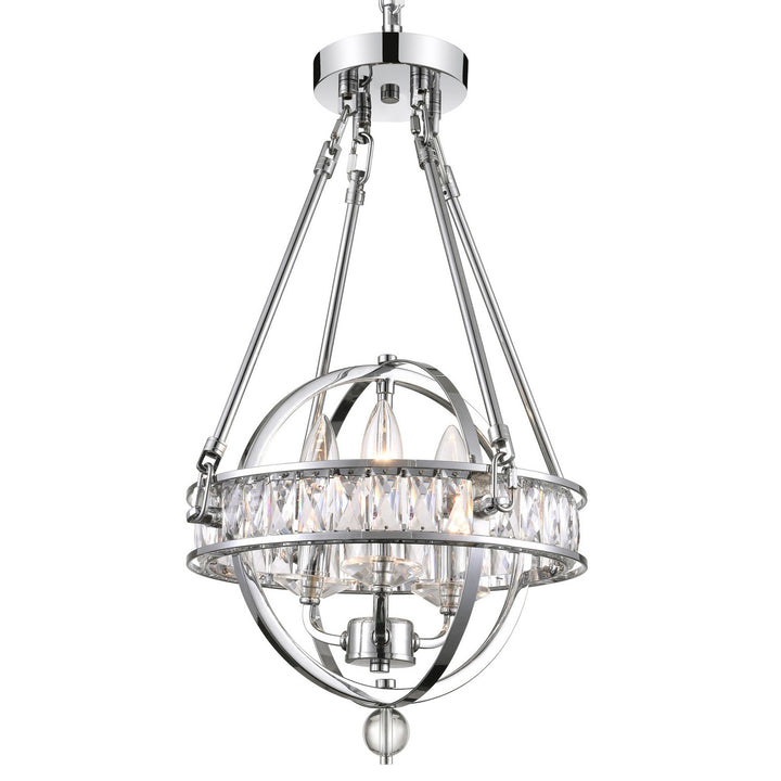 CWI Lighting Canada - 9957P12-3-601 - Three Light Mini Chandelier - Arkansas - Chrome