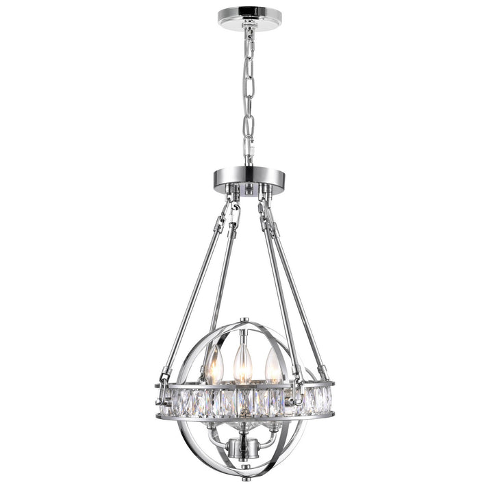CWI Lighting Canada - 9957P12-3-601 - Three Light Mini Chandelier - Arkansas - Chrome
