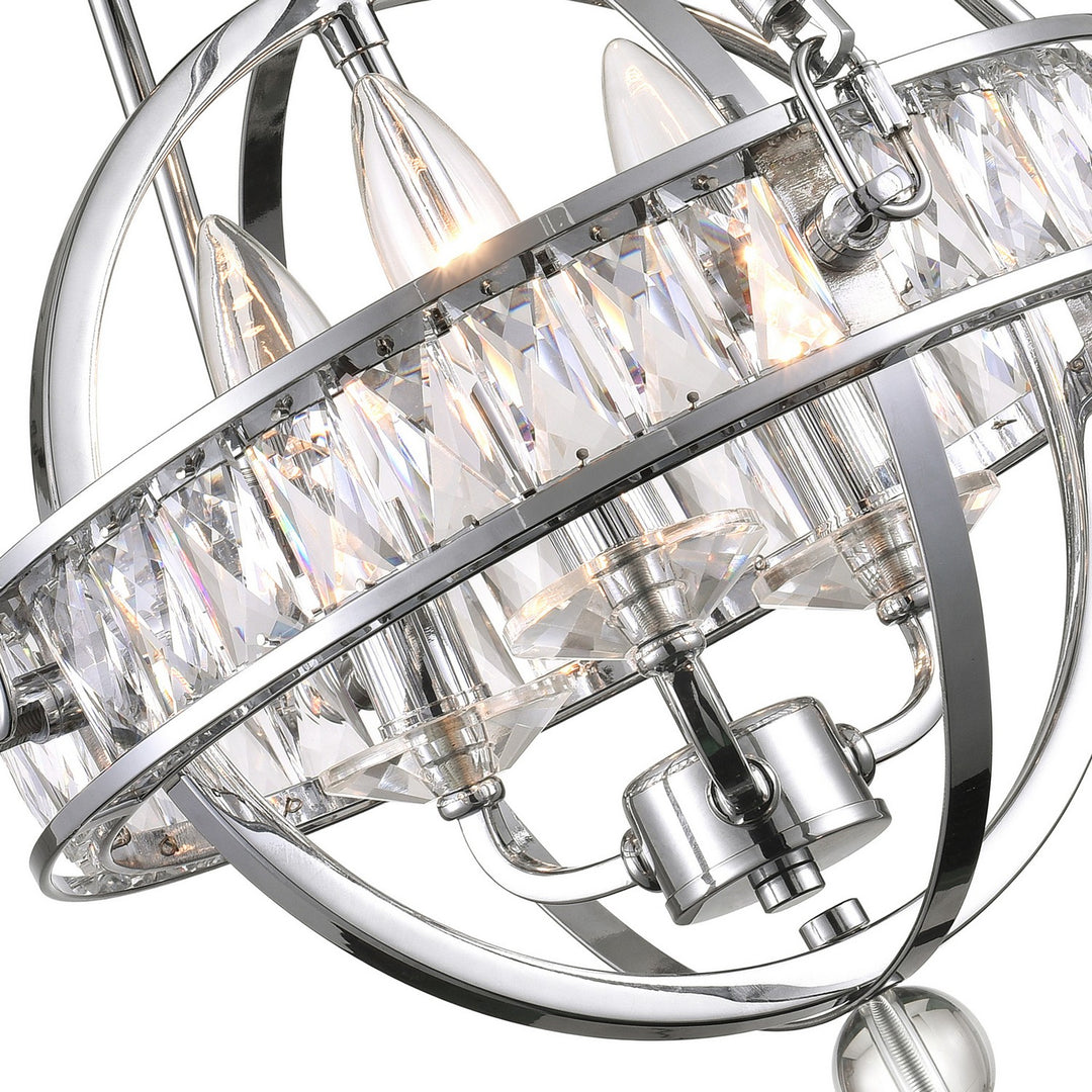 CWI Lighting Canada - 9957P12-3-601 - Three Light Mini Chandelier - Arkansas - Chrome
