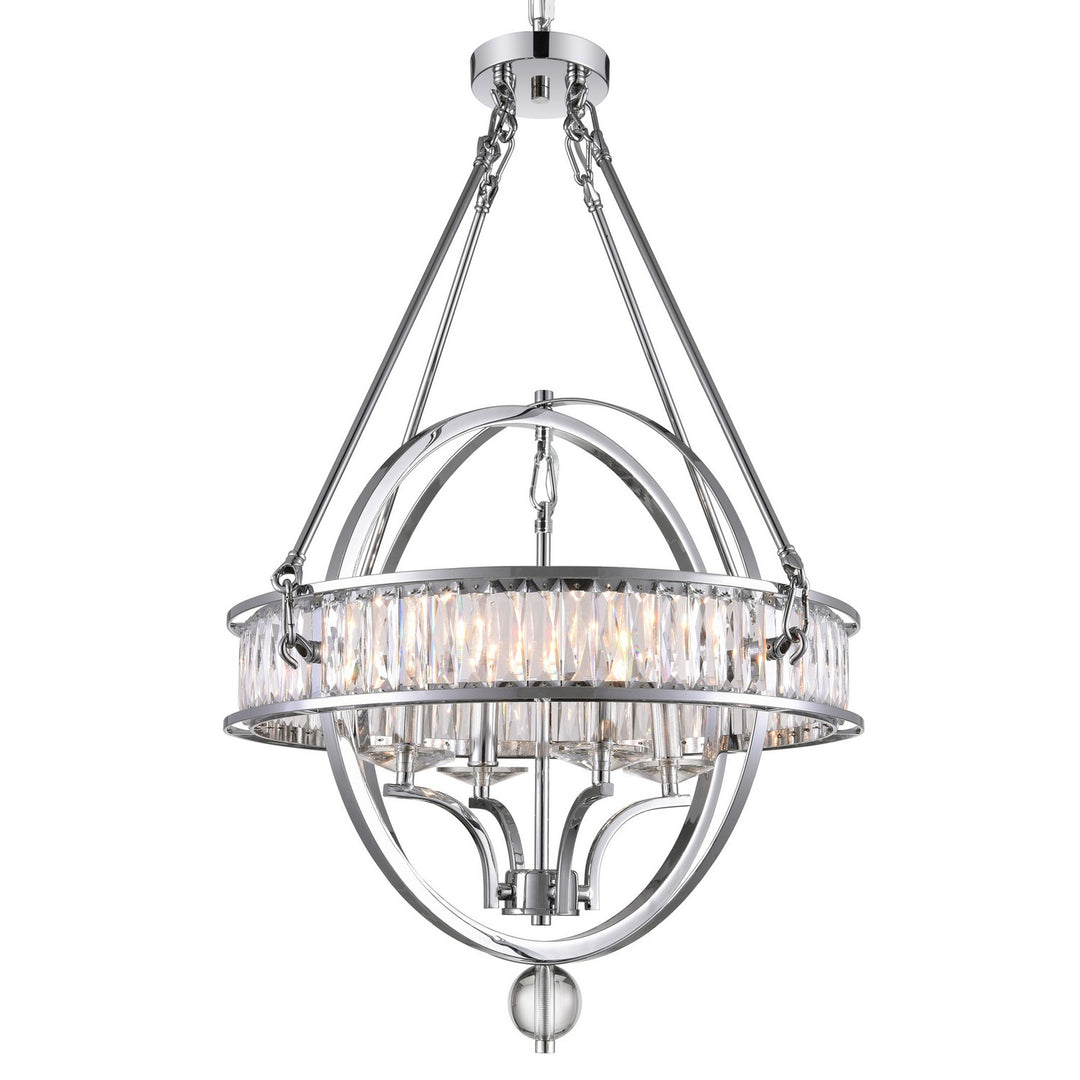 CWI Lighting Canada - 9957P20-4-601 - Four Light Chandelier - Arkansas - Chrome