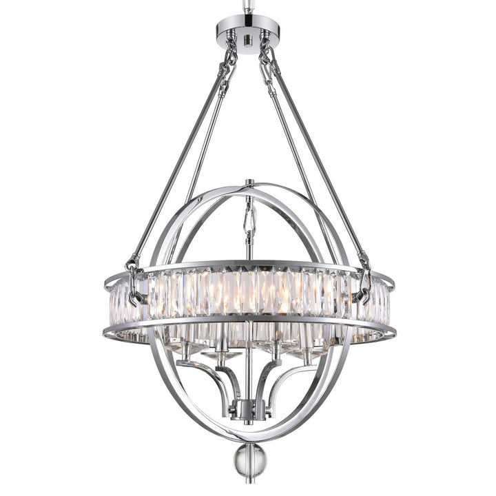 CWI Lighting Canada - 9957P20-4-601 - Four Light Chandelier - Arkansas - Chrome