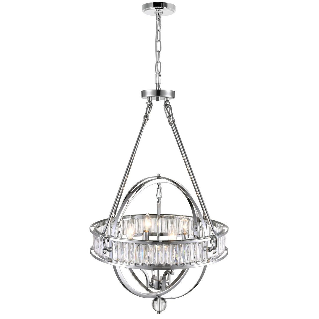CWI Lighting Canada - 9957P20-4-601 - Four Light Chandelier - Arkansas - Chrome
