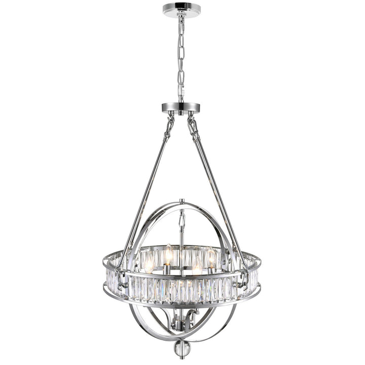 CWI Lighting Canada - 9957P20-4-601 - Four Light Chandelier - Arkansas - Chrome