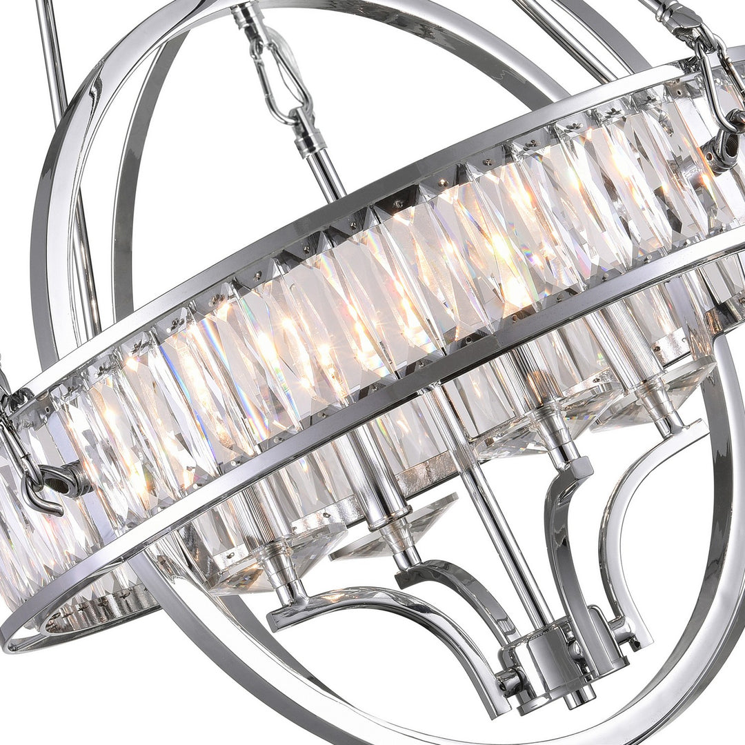 CWI Lighting Canada - 9957P20-4-601 - Four Light Chandelier - Arkansas - Chrome