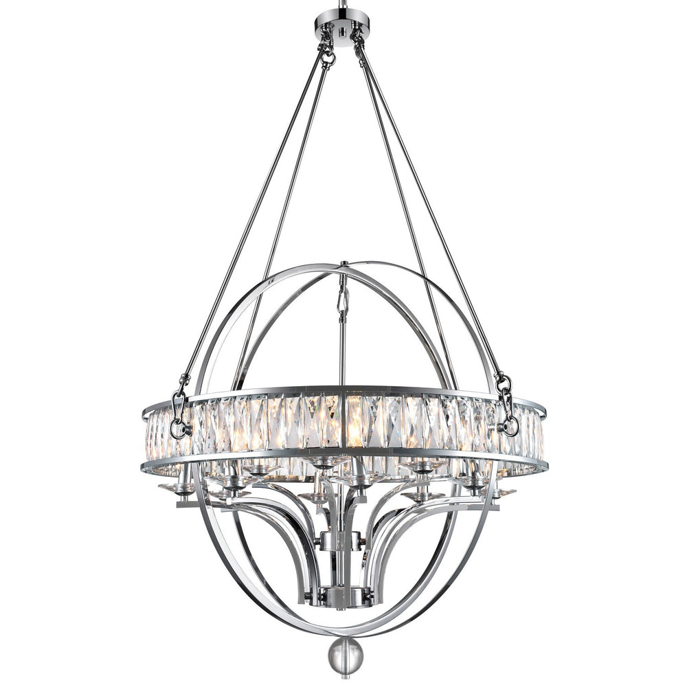 CWI Lighting Canada - 9957P42-12-601 - 12 Light Chandelier - Arkansas - Chrome