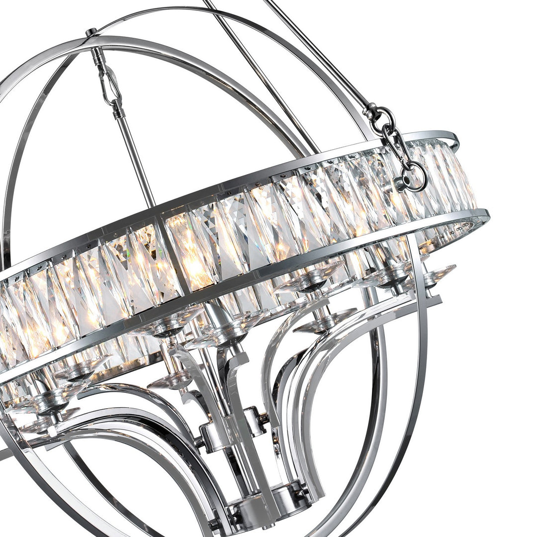 CWI Lighting Canada - 9957P42-12-601 - 12 Light Chandelier - Arkansas - Chrome
