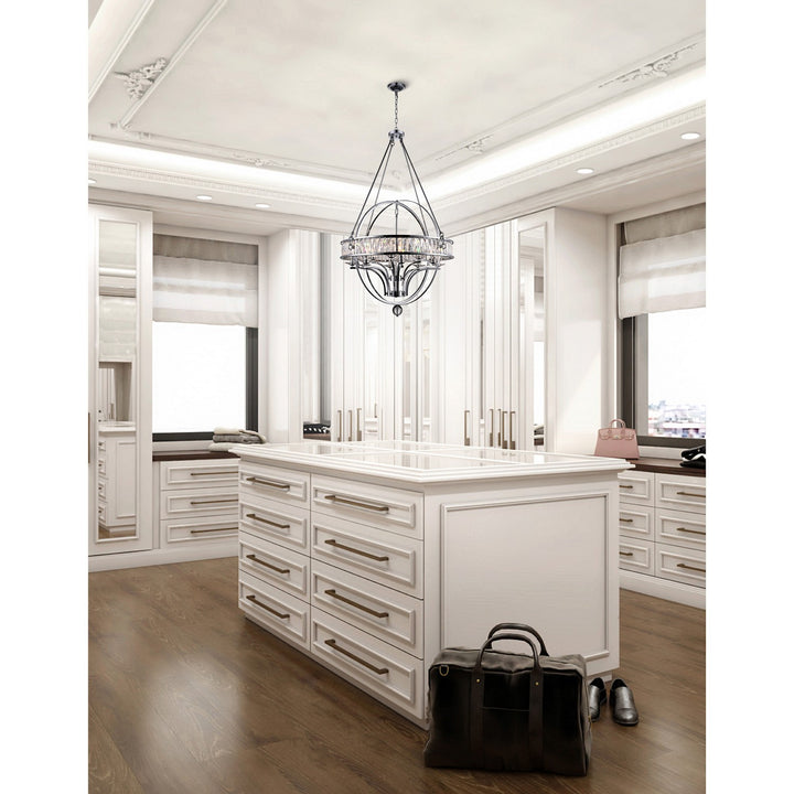 CWI Lighting Canada - 9957P42-12-601 - 12 Light Chandelier - Arkansas - Chrome