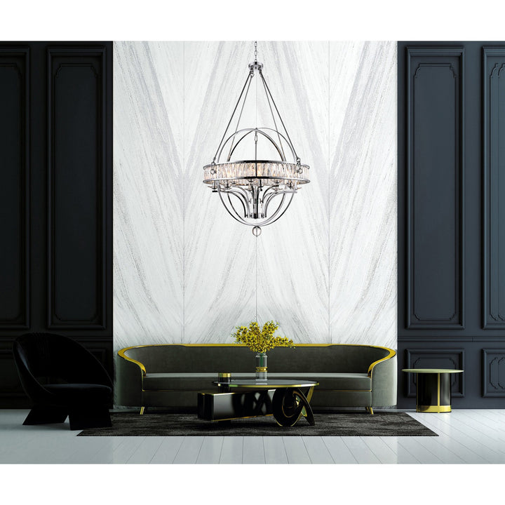 CWI Lighting Canada - 9957P42-12-601 - 12 Light Chandelier - Arkansas - Chrome