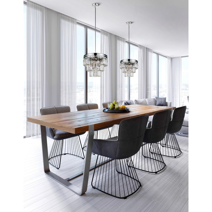 CWI Lighting Canada - 9969P18-5-601 - Five Light Chandelier - Weiss - Chrome