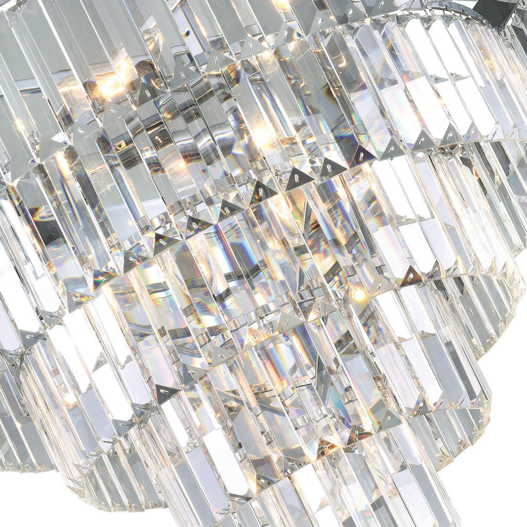 CWI Lighting Canada - 9969P24-12-601 - 12 Light Chandelier - Weiss - Chrome
