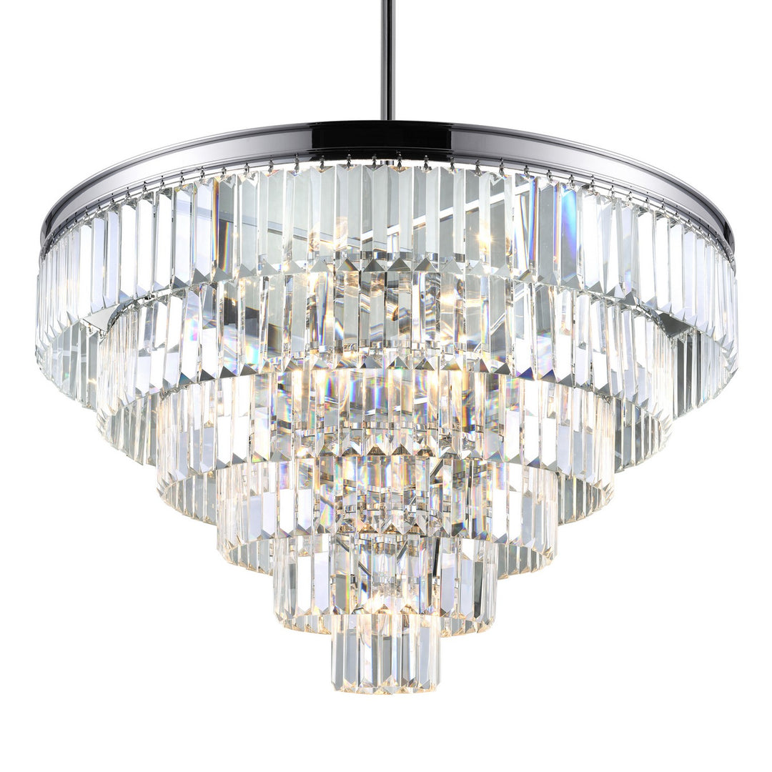 CWI Lighting Canada - 9969P30-15-601 - 15 Light Chandelier - Weiss - Chrome