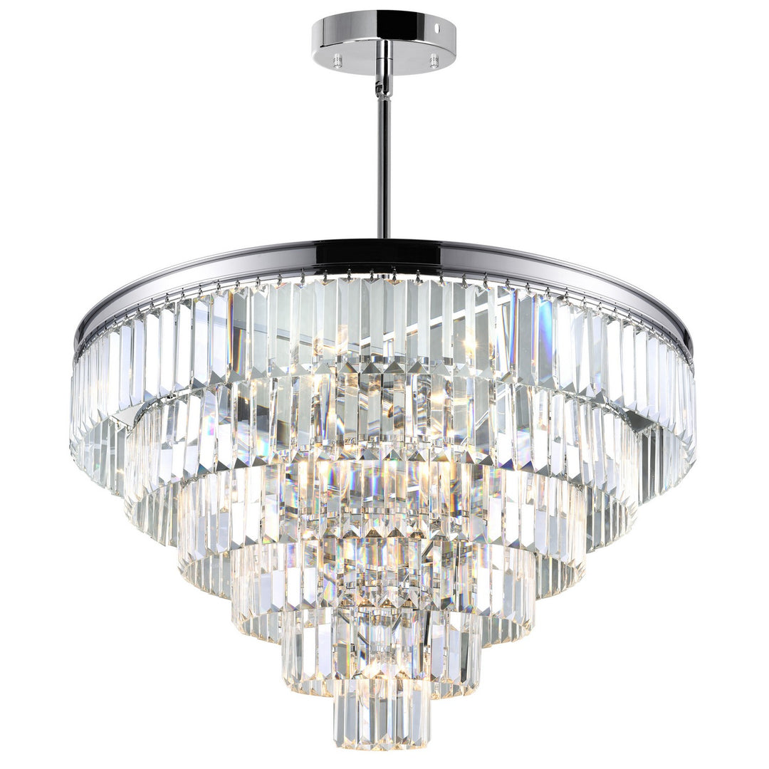Weiss 15 Light Chandelier in Chrome - available from The Lighting Shoppe, trusted by Canadian homeowners