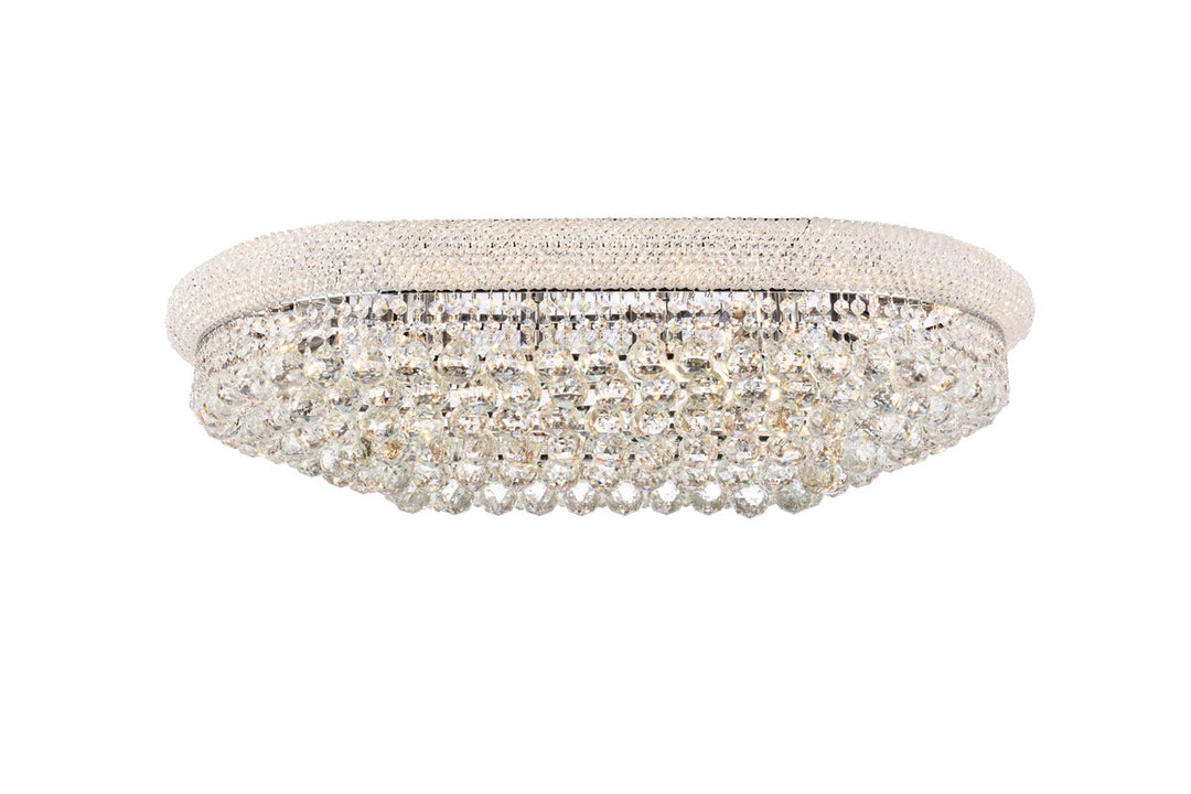 Elegant Lighting - V1800F36SC/RC - 18 Light Flush Mount - Primo - Chrome