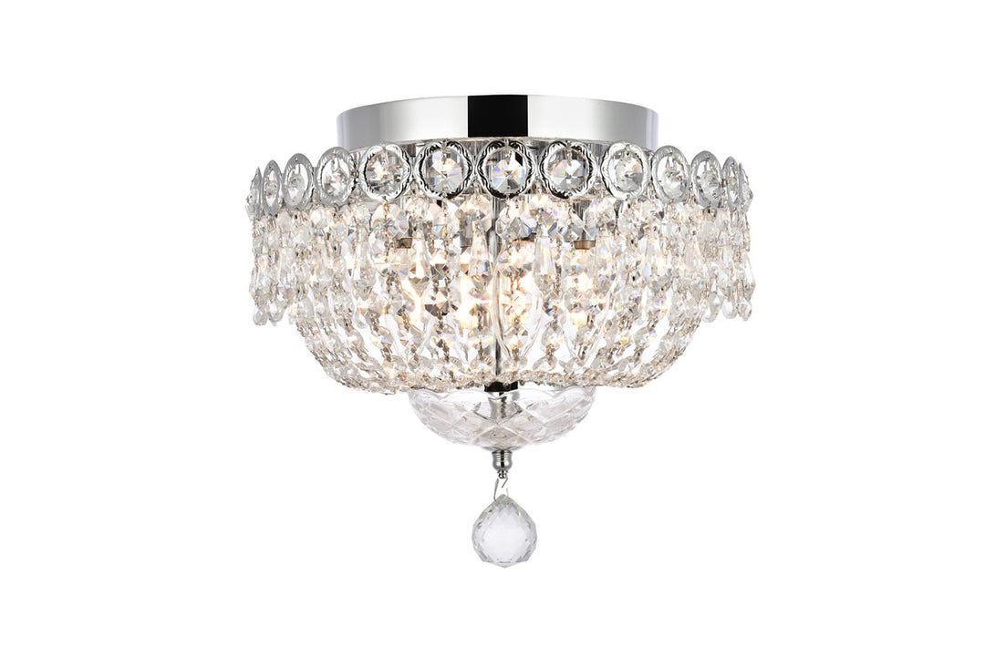 Century Four Light Flush Mount in Chrome - available from The Lighting Shoppe, trusted by Canadian homeowners