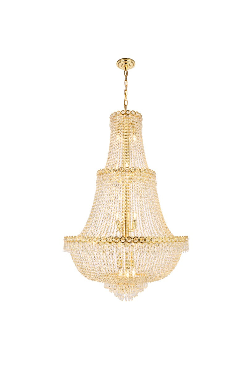 Century 17 Light Chandelier in Gold - available from The Lighting Shoppe, trusted by Canadian homeowners
