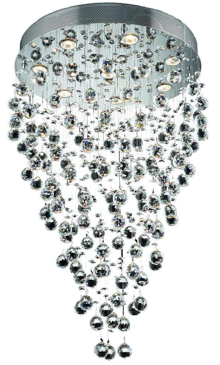 Galaxy Eight Light Chandelier in Chrome - available from The Lighting Shoppe, trusted by Canadian homeowners