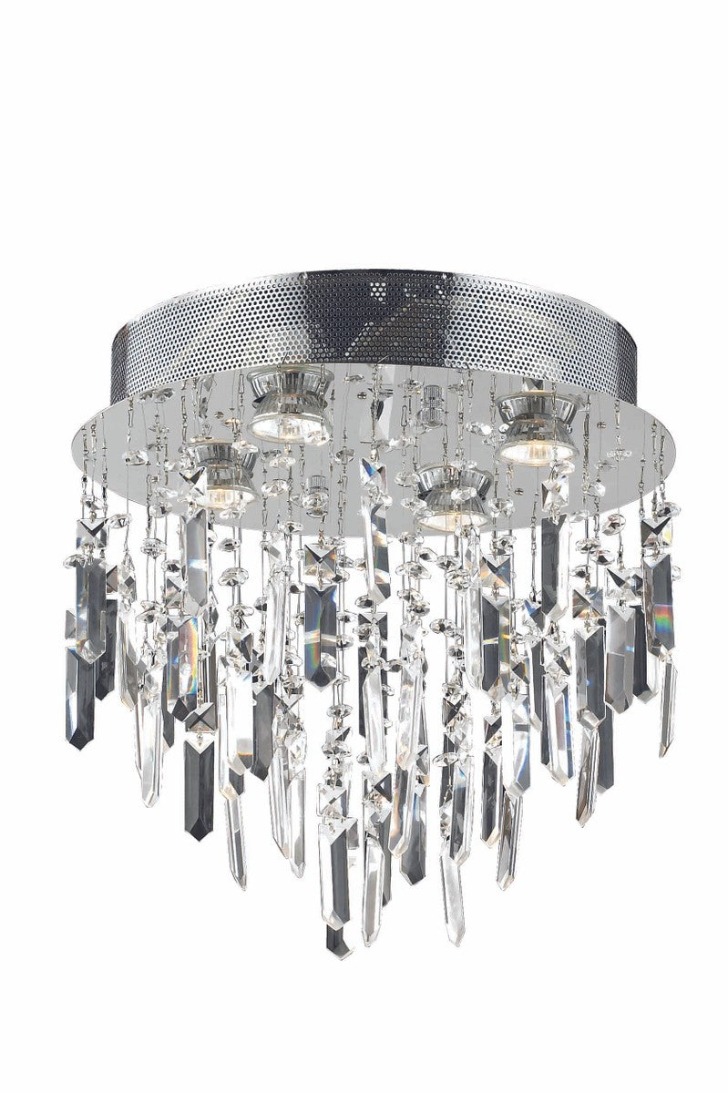 Galaxy Four Light Flush Mount in Chrome - available from The Lighting Shoppe, trusted by Canadian homeowners