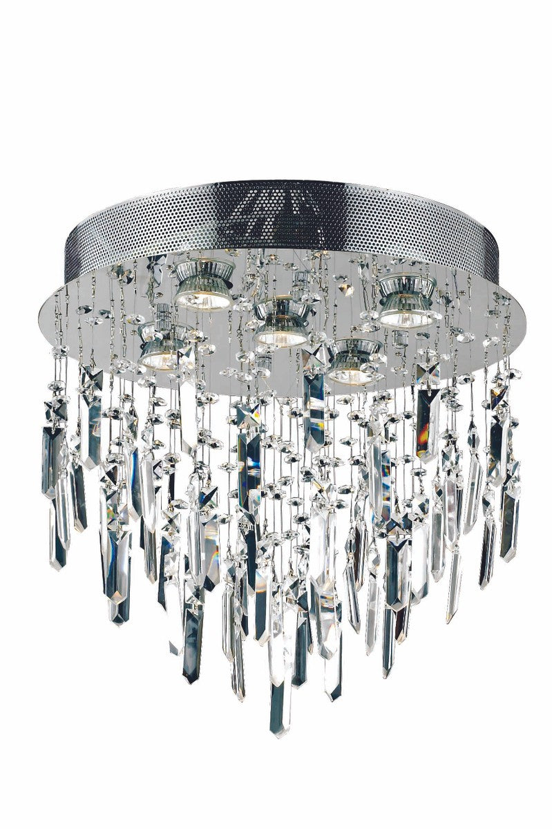 Galaxy Five Light Flush Mount in Chrome - available from The Lighting Shoppe, trusted by Canadian homeowners