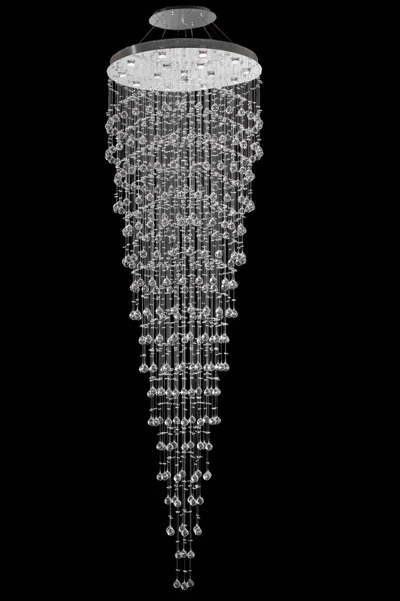 Galaxy 16 Light Chandelier in Chrome - available from The Lighting Shoppe, trusted by Canadian homeowners