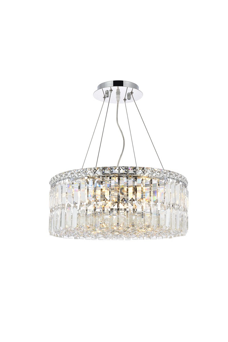 Maxime 12 Light Chandelier in Chrome - available from The Lighting Shoppe, trusted by Canadian homeowners