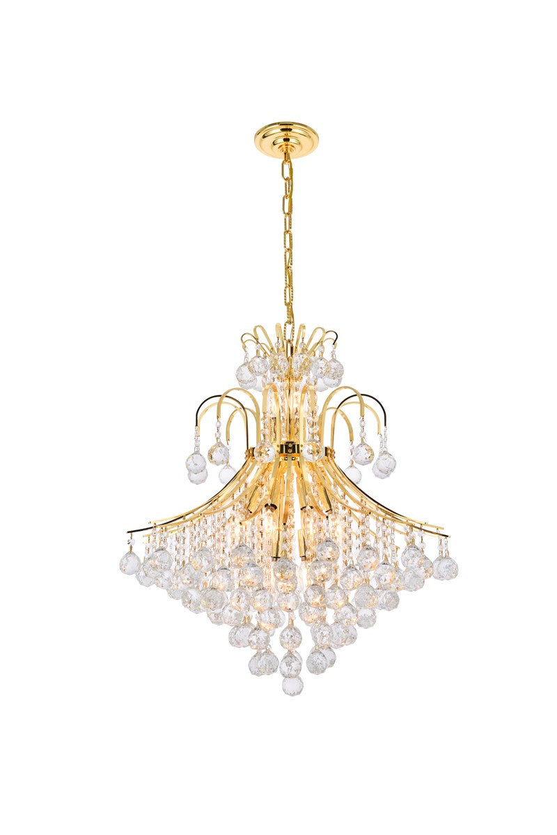 Toureg 15 Light Chandelier in Gold - available from The Lighting Shoppe, trusted by Canadian homeowners