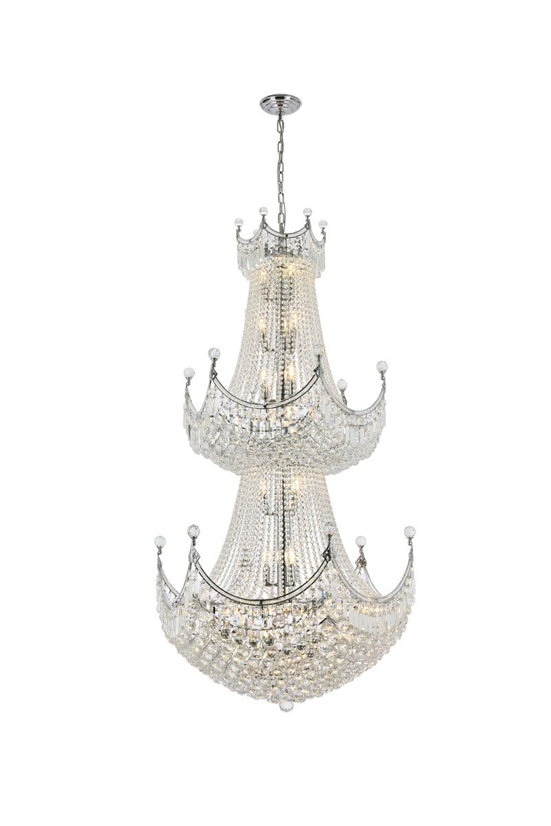 Corona 36 light Chandelier in Chrome - available from The Lighting Shoppe, trusted by Canadian homeowners