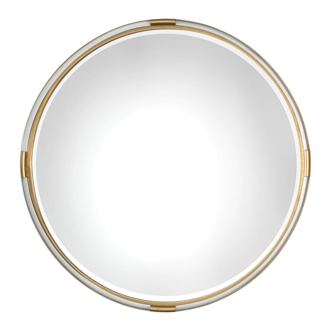 Mackai Mirror in Gold Leaf - available from The Lighting Shoppe, trusted by Canadian homeowners