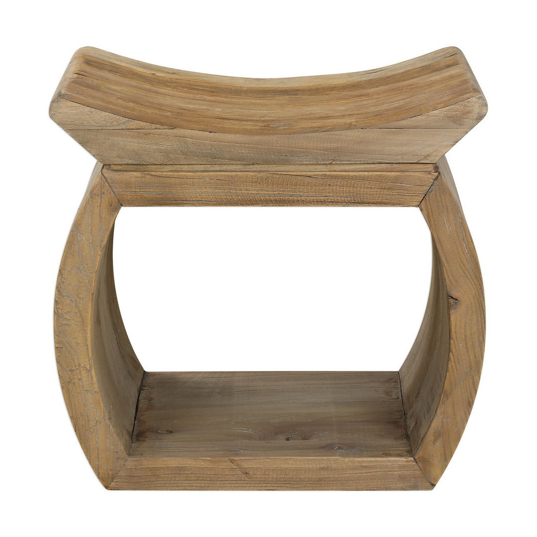 Connor Accent Stool in Solid Wood - available from The Lighting Shoppe, trusted by Canadian homeowners