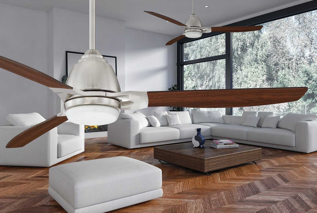 Eris 52"Ceiling Fan in Satin Nickel Kendal Canada