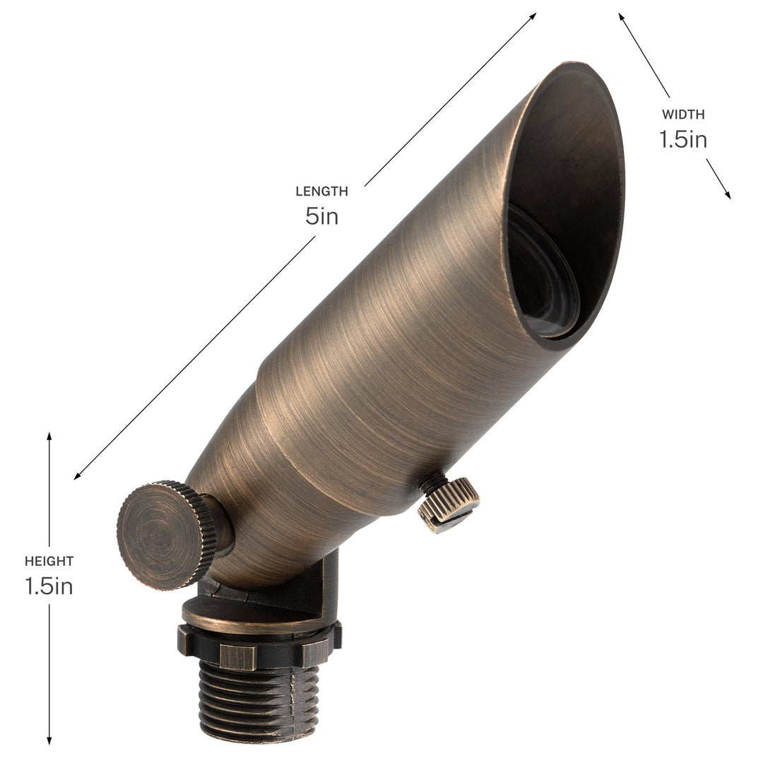 Kichler Canada - 15483CBR - One Light Accent - Cast Brass - Centennial Brass