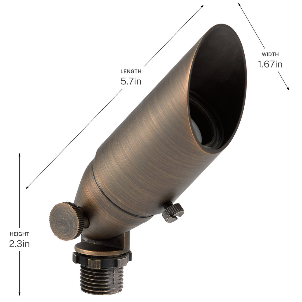 Kichler Canada - 15484CBR - One Light Accent - Centennial Brass