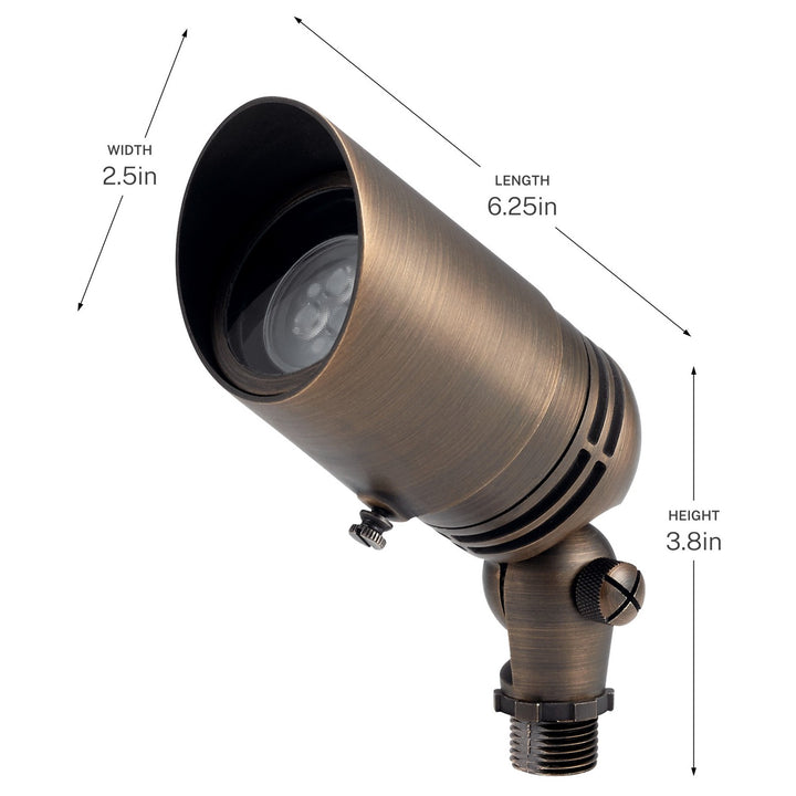 Kichler Canada - 15485CBR - One Light Accent - Centennial Brass