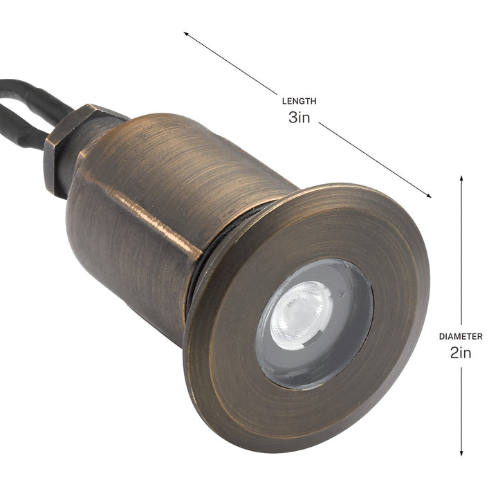 Kichler Canada - 15490CBR - One Light Recessed - Centennial Brass