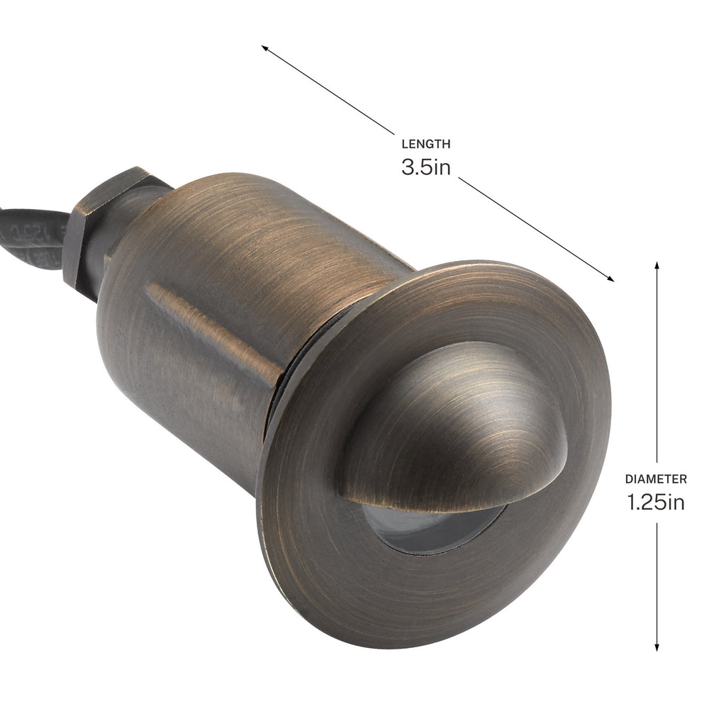 Kichler Canada - 15491CBR - One Light Recessed - Centennial Brass