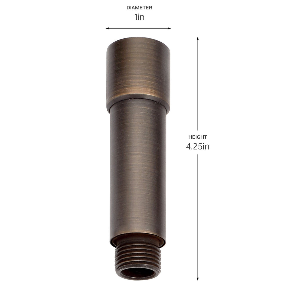 Kichler Canada - 15509CBR - 3 inch Male Female Riser - Centennial Brass