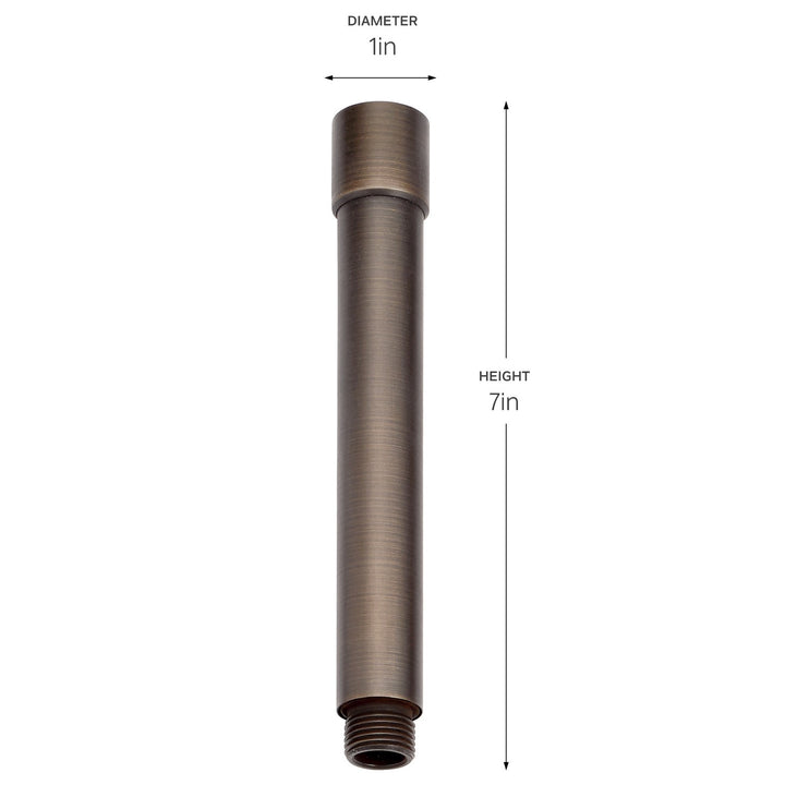 Kichler Canada - 15510CBR - 6 inch Male Female Riser - Centennial Brass