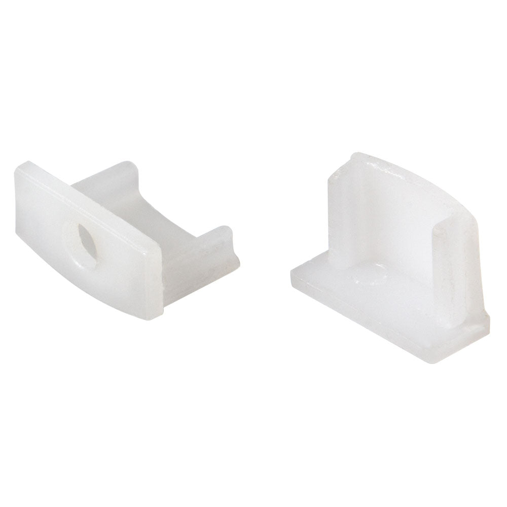 LED 2pcs Set End Cap in White - available from The Lighting Shoppe, trusted by Canadian homeowners