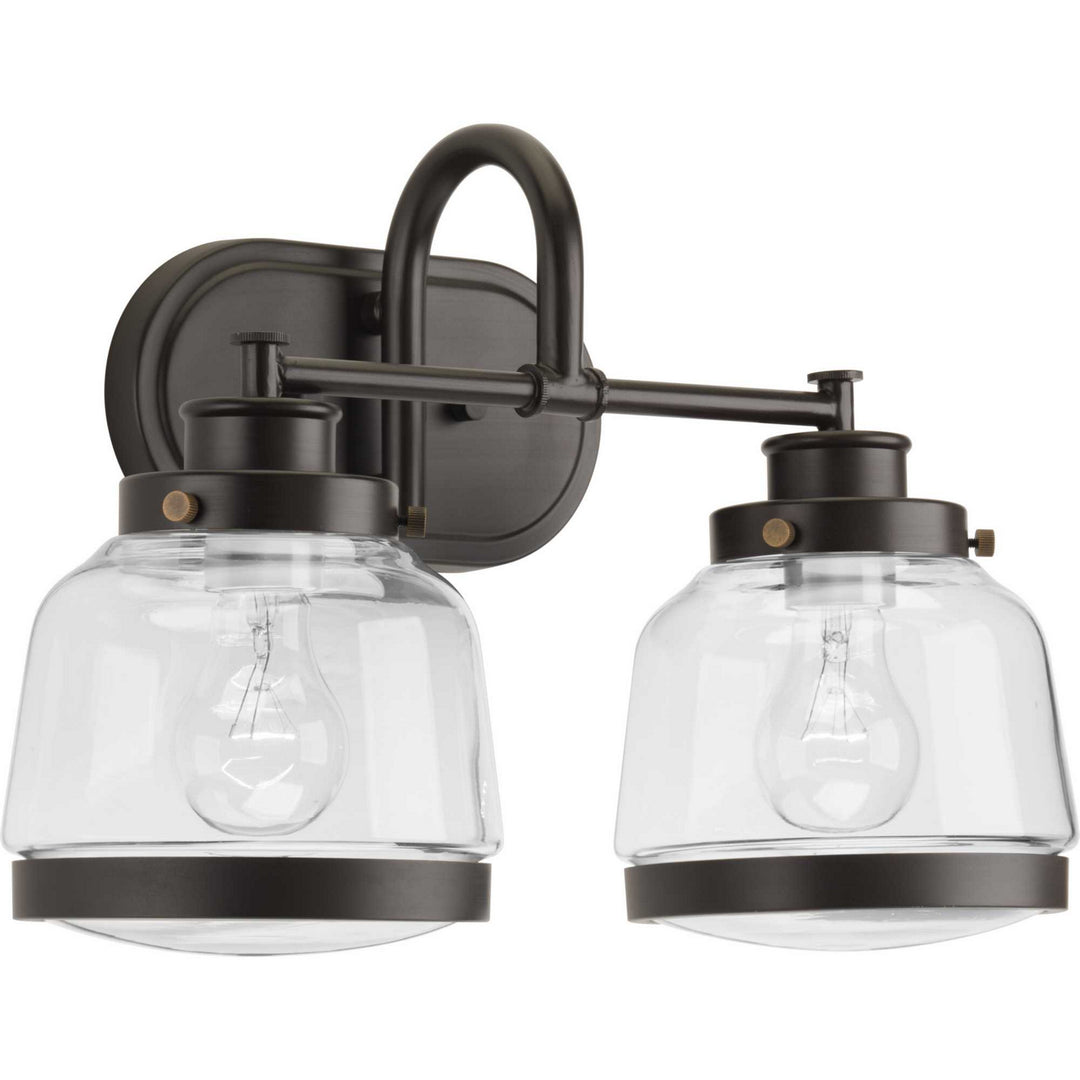 Judson Two Light Bath in Antique Bronze - available from The Lighting Shoppe, trusted by Canadian homeowners