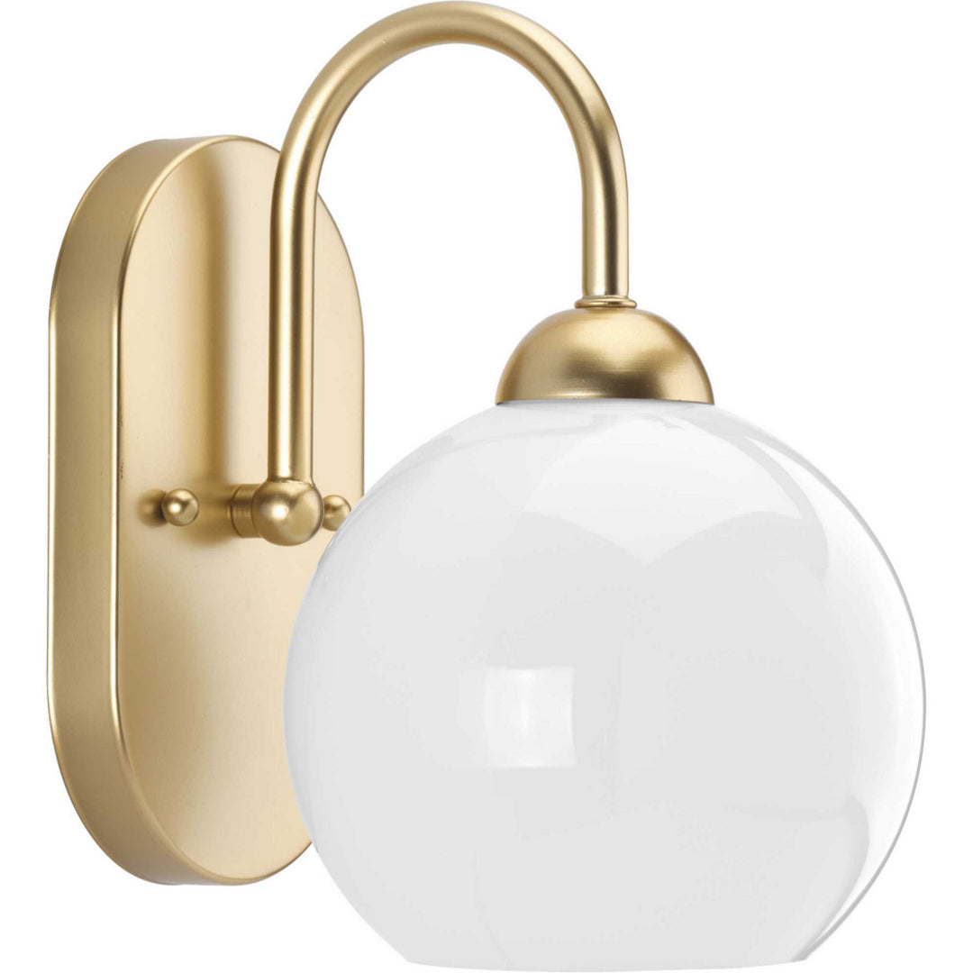 Carisa One Light Bath in Vintage Gold - available from The Lighting Shoppe, trusted by Canadian homeowners