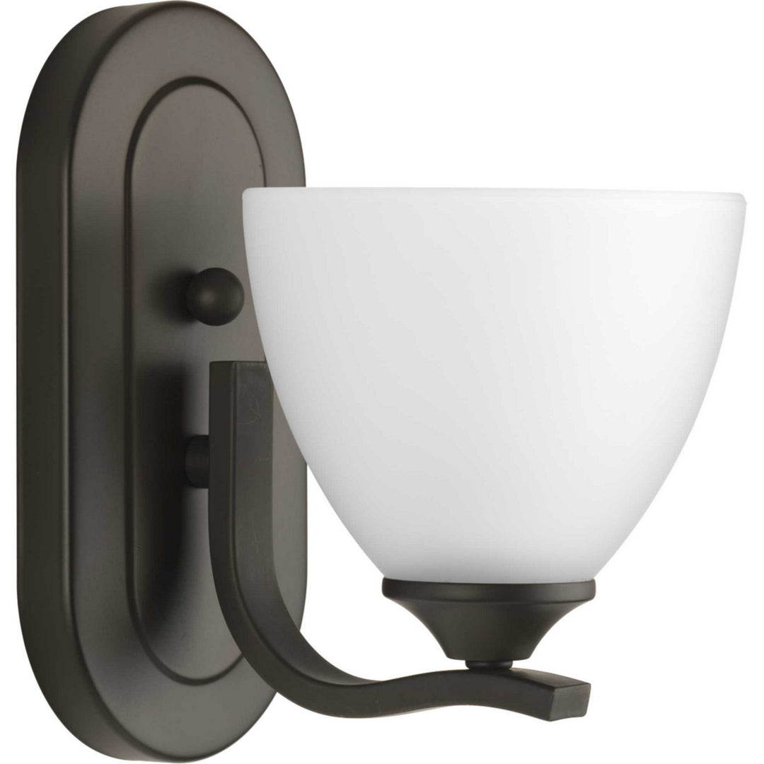 Laird One Light Bath Bracket in Antique Bronze - available from The Lighting Shoppe, trusted by Canadian homeowners