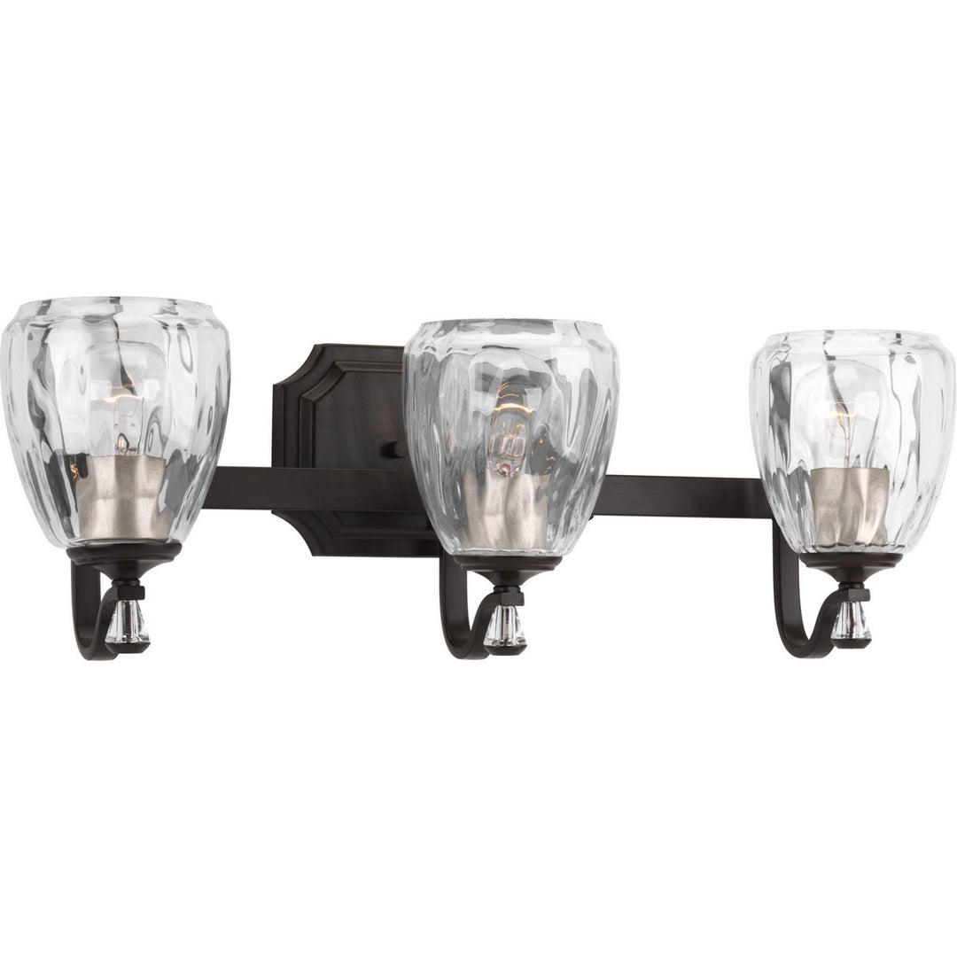 Anjoux Three Light Bath in Antique Bronze - available from The Lighting Shoppe, trusted by Canadian homeowners