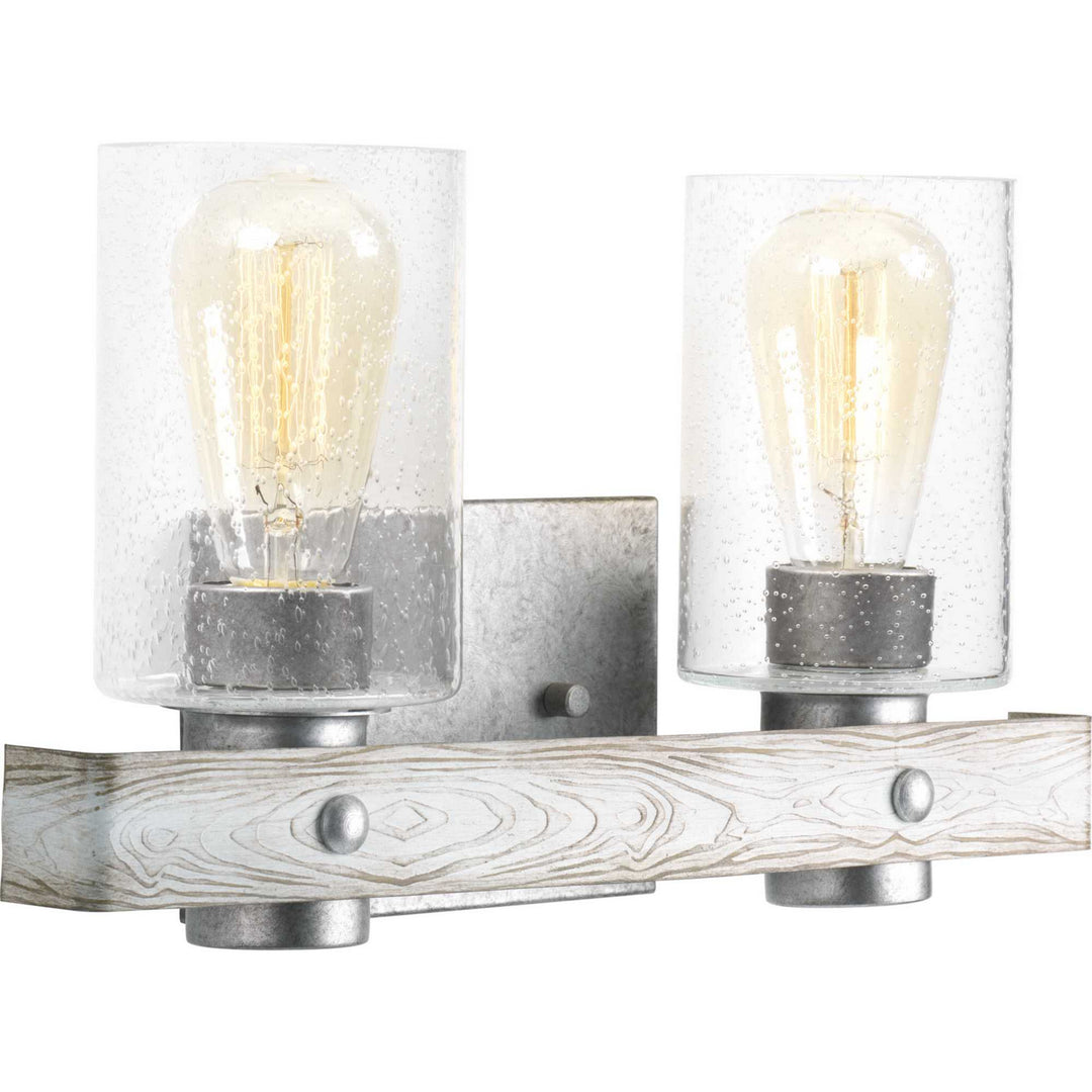 Gulliver Two Light Bath in Galvanized - available from The Lighting Shoppe, trusted by Canadian homeowners