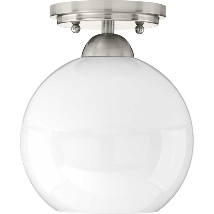 Progress Canada - P350075-009 - One Light Flush Mount - Carisa - Brushed Nickel