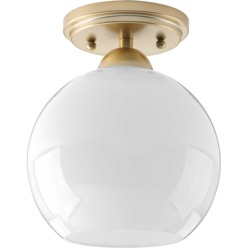 Progress Canada - P350075-078 - One Light Flush Mount - Carisa - Vintage Gold