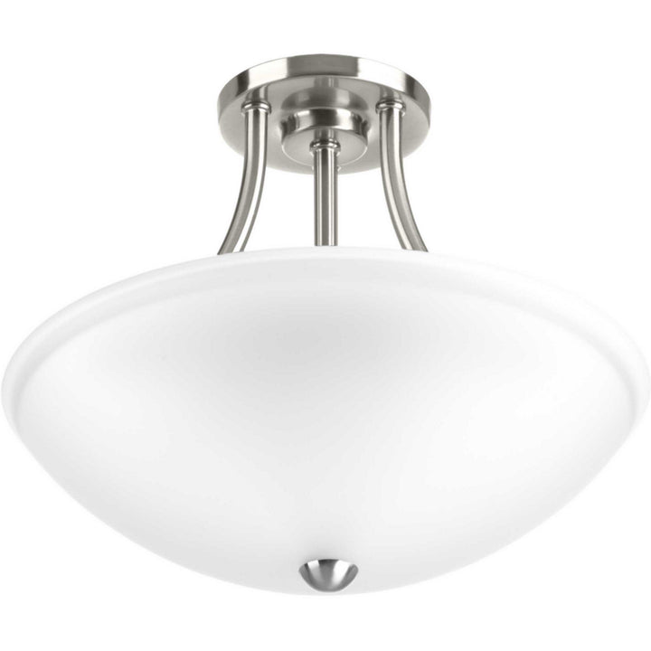 Progress Canada - P350088-009-30 - LED Semi-Flush/Convertible - Gather LED - Brushed Nickel