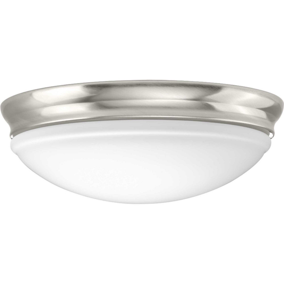LED Flush - Dome LED Flush Mount in Brushed Nickel - available from The Lighting Shoppe, trusted by Canadian homeowners