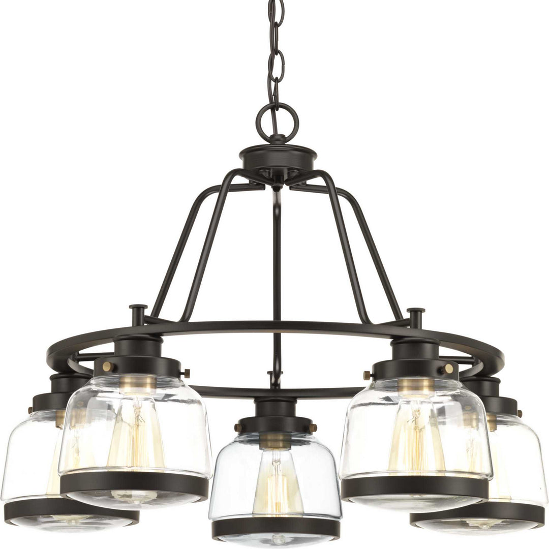 Judson Five Light Chandelier in Antique Bronze - available from The Lighting Shoppe, trusted by Canadian homeowners